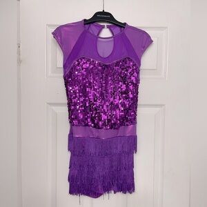 Violet Jazz Dance Costume